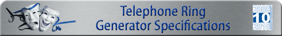 Telephone Ringer Specifications